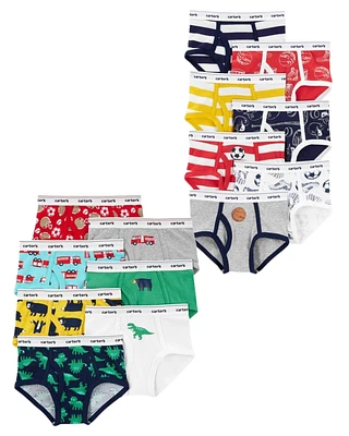 Kid 14-Pack Cotton Briefs