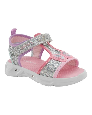 Toddler Glitter Light Up Sandals
