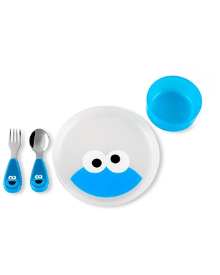 Toddler Sesame Street Mealtime Set - Cookie Monster