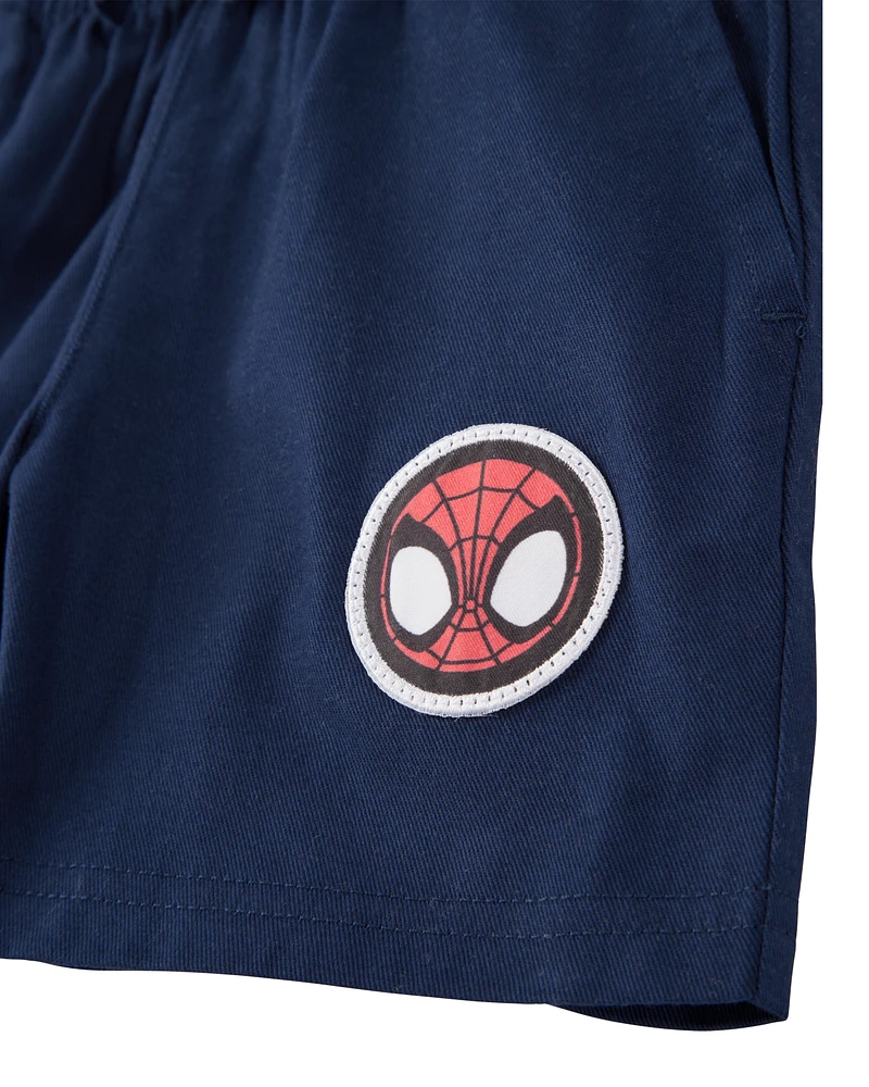 Baby 2-Piece Spider-Man Outfit Set - Heather/Navy