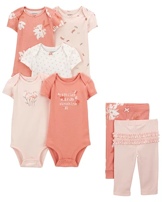 Baby 7-Pack Bodysuits & Pants Set