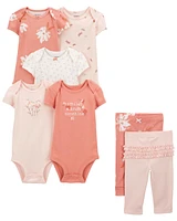 Baby 7-Pack Bodysuits & Pants Set