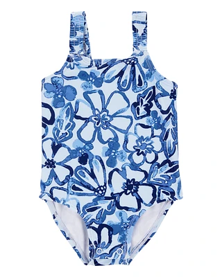 Baby 1-Piece Floral Swimsuit