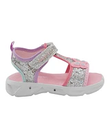 Toddler Glitter Light Up Sandals