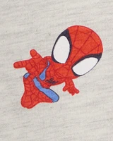 Baby 2-Piece Spider-Man Outfit Set - Heather/Navy