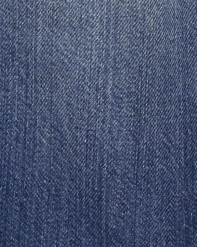 Baby Classic Denim Overalls: Removed Patch Remix