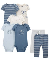 7-Pack Bodysuits & Pants Set