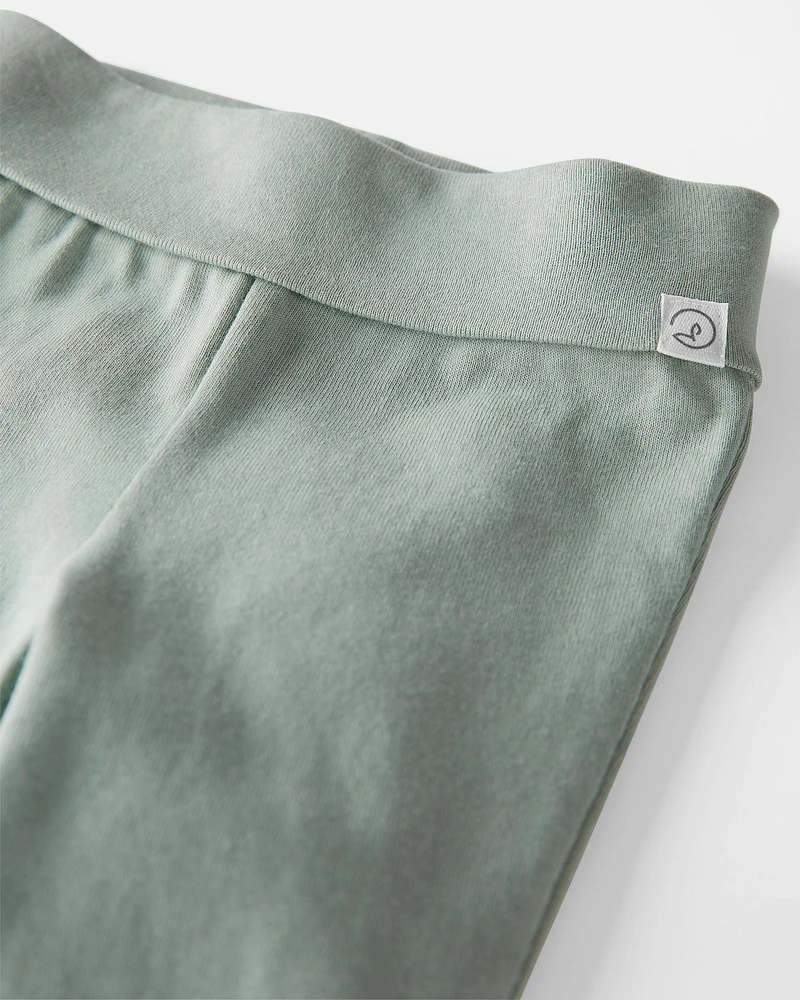 Baby 2-Pack Organic Cotton Grow-With-Me Pants