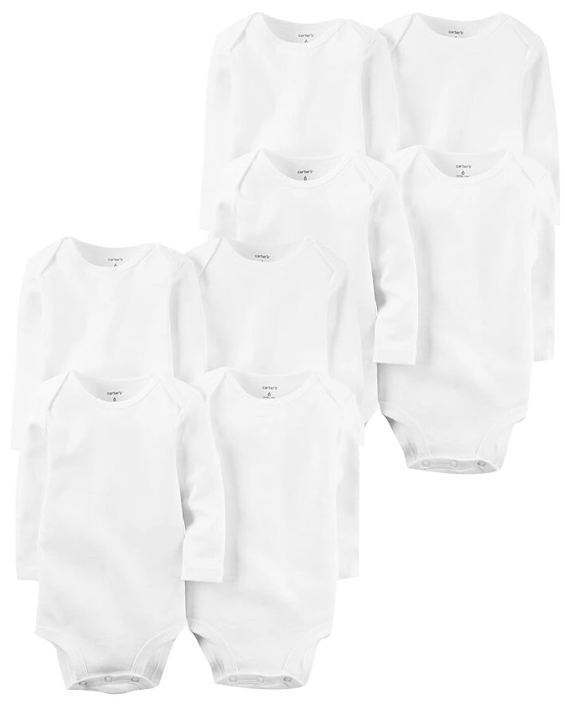 Baby 8-Pack Cotton Bodysuits