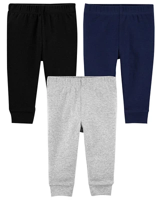 Baby 3-Pack Pull-On Pants