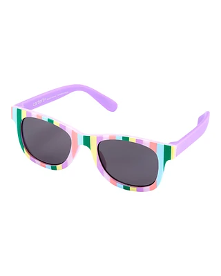 Baby Striped Classic Sunglasses - Purple