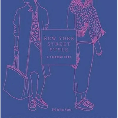 NEW YORK STREET STYLE A COLORING BOOK