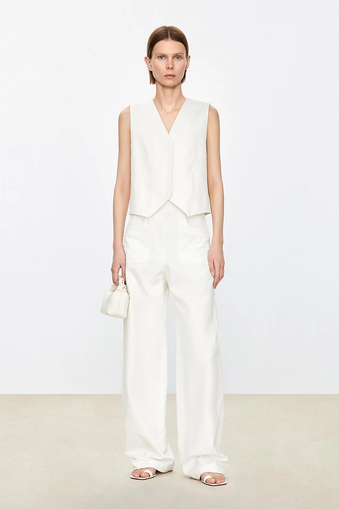 French Linen and Supima Cotton Trousers