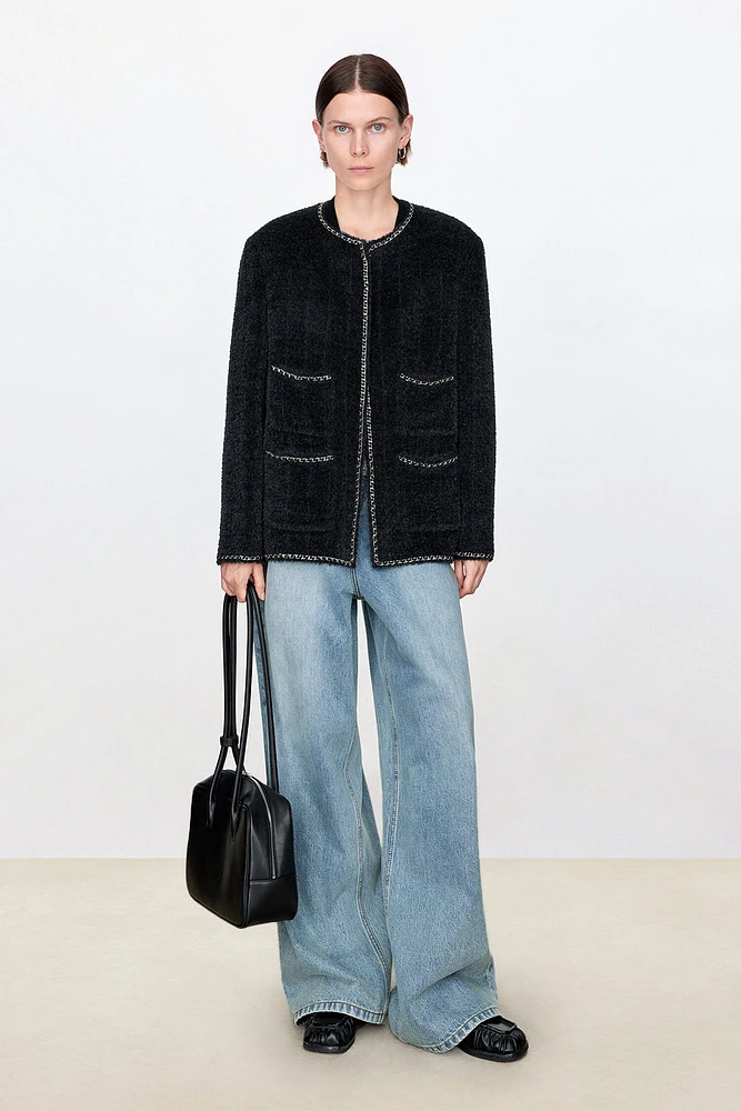 Italian Couture Alpaca & Wool Jacket