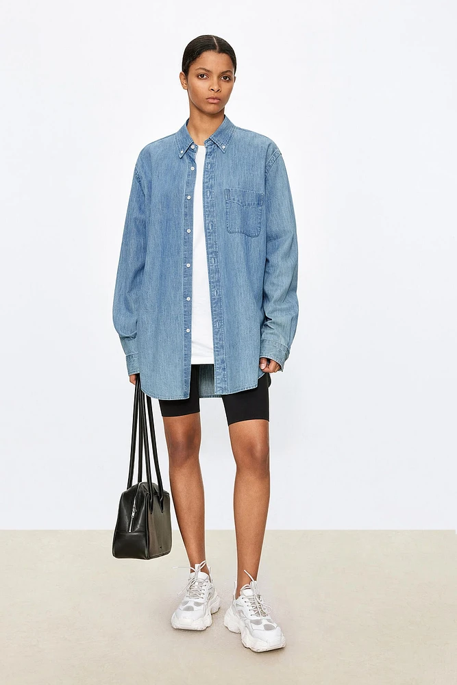 Italian Soft Denim Classic Shirt