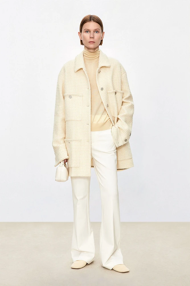 French Woven Tweed Jacket