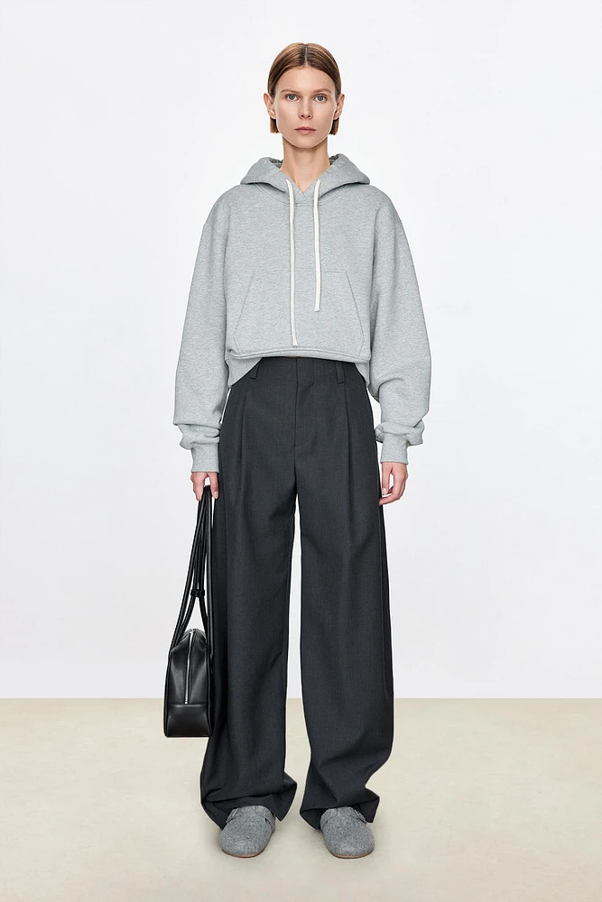 Italian Worsted Wool Waistline & Micro-arc Legs Trousers
