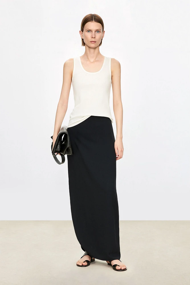 Japanese Triacetate Symmetrical Arc Skirt