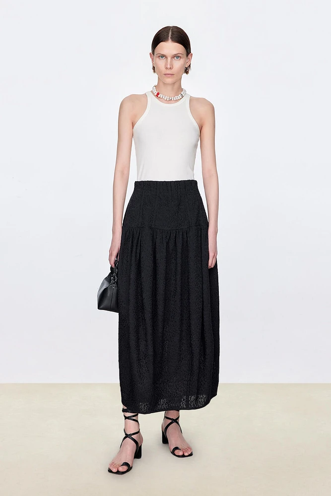 Merino Wool Bubble Skirt
