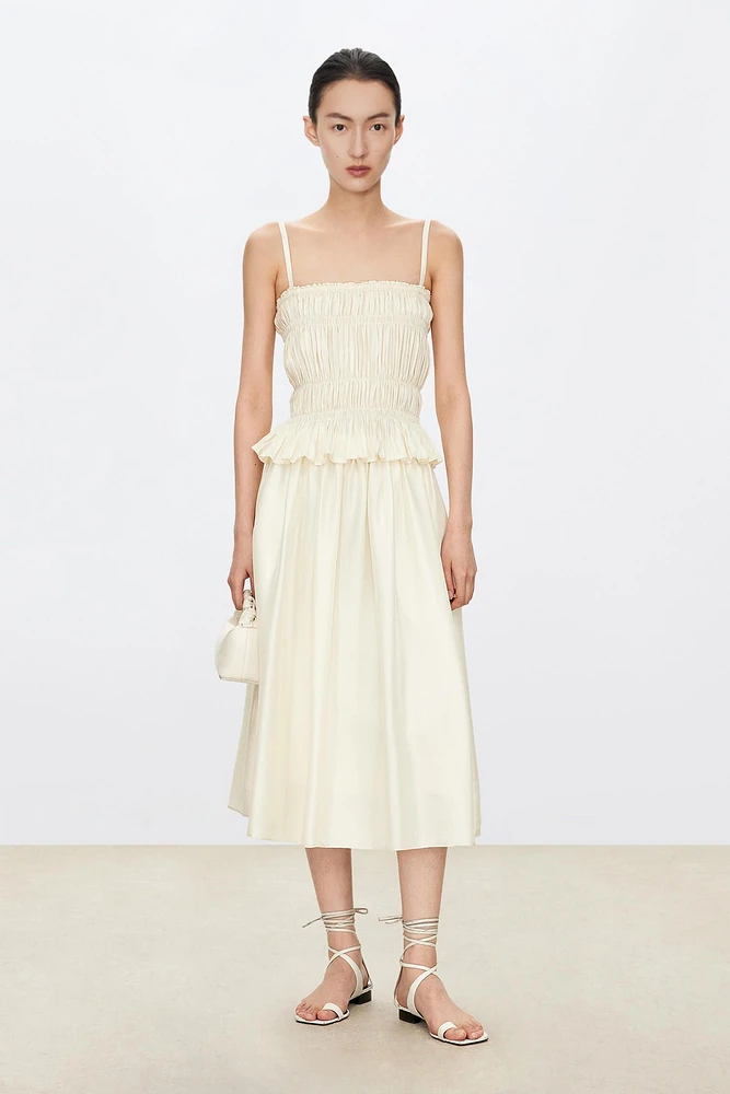 Resort Style A-Line Silk Skirt