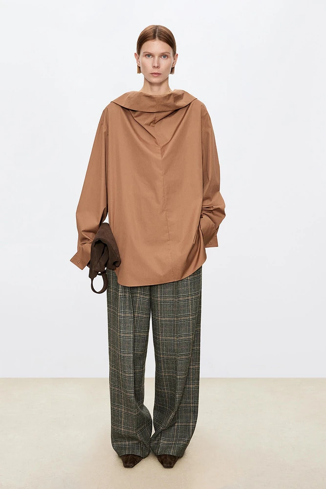 Staple Cotton Poplin Structured Shirt