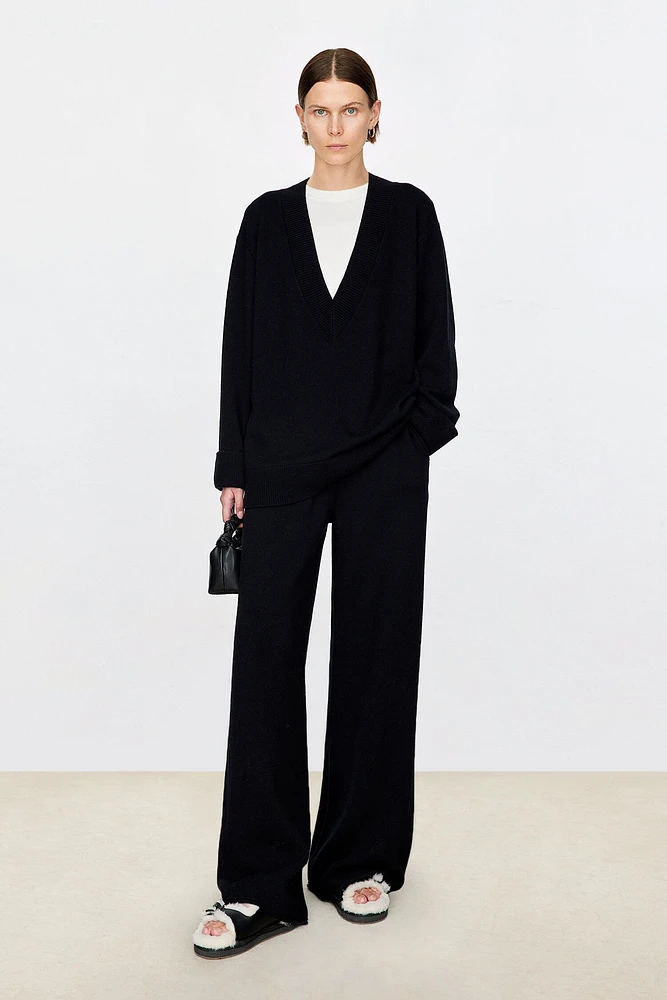 Wool Maxi Pants
