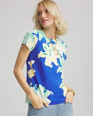Floral Crewneck Perfect Tee