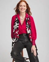 Embellished Cuffs Button Front Shirt