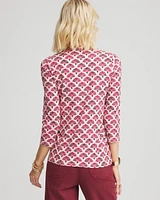 Touch of Cool™ Geo 3/4-Sleeve Tee