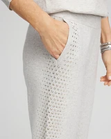 Zenergy® Luxe Cashmere Blend Rhinestone Ankle Pants