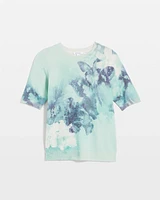 Metallic Butterfly Print Sweater Tee