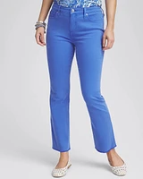 Girlfriend Fray Hem Kick Flare Jeans