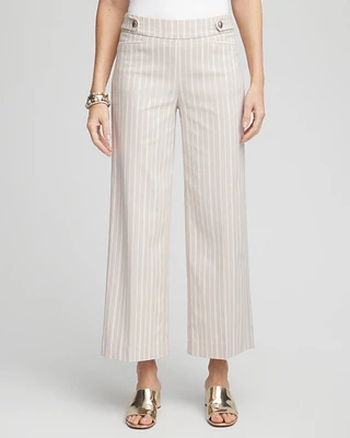 Brigitte™ Pinstripe Wide-Leg Pants