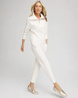 Zenergy® Heathered Scuba Ankle Pants