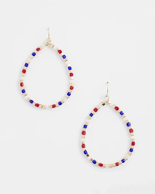 No Droop® Red White & Blue Earrings