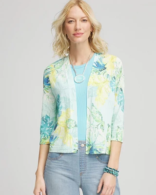 Tropical Summer Romance Short Cardigan