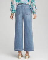 So Slimming® Wide Cropped Jeans