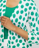 Polka-Dot Summer Romance Short Cardigan