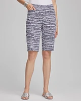 Brigitte™ Glyph Print Slim Shorts