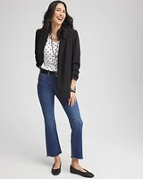 Polka-Dot Slub Scoop-Neck Tee