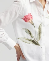Cotton Voile Collared Tunic