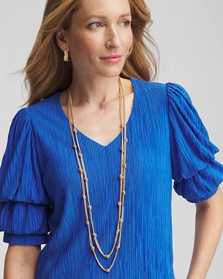 Multi-strand Gold-Tone Necklace