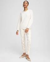 Raglan Sleeve Pullover Sweater