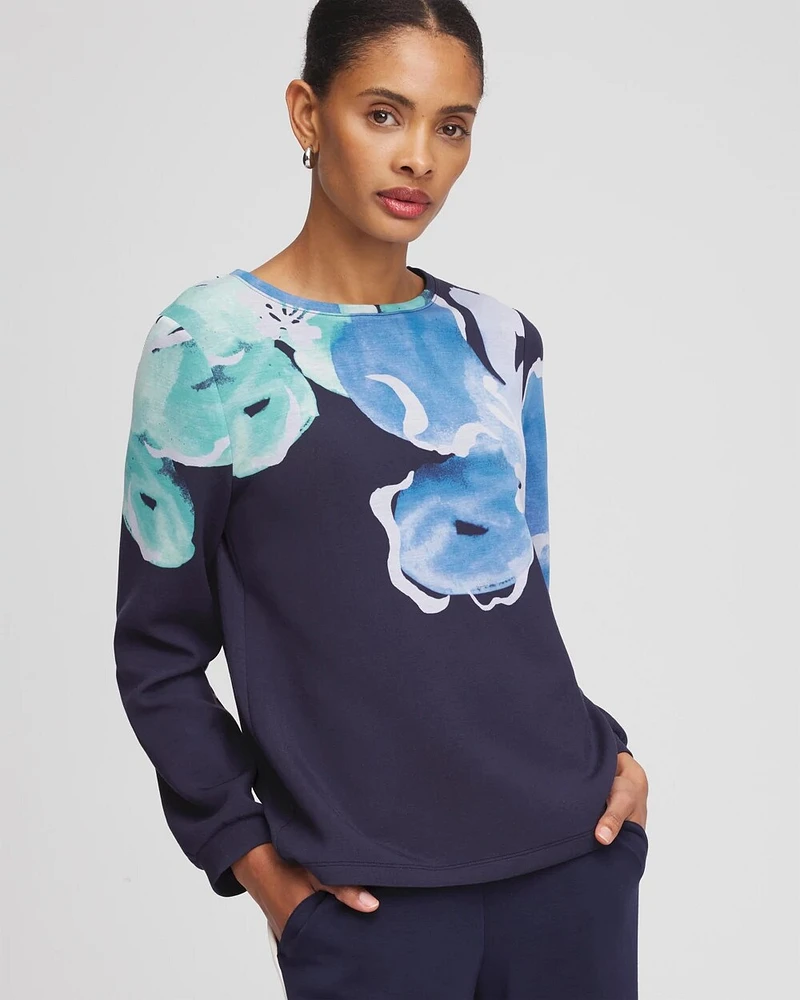 Zenergy® Scuba Floral Top