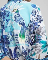 Island Motif Long Kimono