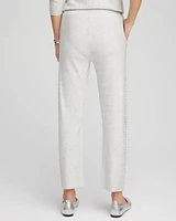 Zenergy® Luxe Cashmere Blend Rhinestone Ankle Pants