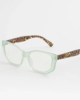 Light Green & Tortoise Readers