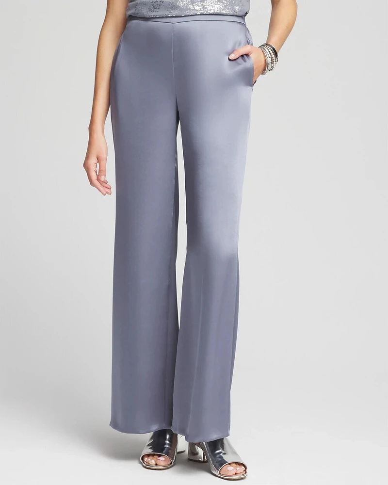 Satin Wide Leg Pants