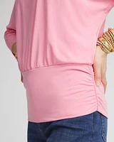 Touch of Cool™ Ruched Banded-Hem Top