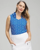 ® UPF Neema Dot Ruffle Tank